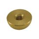 Turned Solid Brass Half Ball - Unfinished