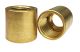 5/8" Ht, Heavy Brass Reducing Coupling  5/8" Dia  1/4F X 1/8F