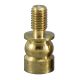 3/4" Solid Brass Finial Riser - Unfinished