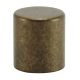#8/32 Brass Cylinder Knob - Antique Brass