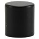 #8/32 Brass Cylinder Knob - Black