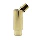 90 Degree Cut-Out Swivel - Solid Brass - Brass Plated