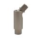 90 Degree Cut-Out Swivel - Solid Brass - Satin Nickel