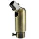 90 Degree Cut-Out Swivel - Finished Steel - Antique Brass