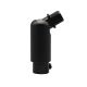 1/8M X 1/8F Brass Cut Out Swivel - Black