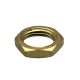 1/2" Solid Brass Locknut 1/8F - 1/8" Thick - Unfinished