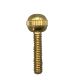 3/4" Solid Brass Ball Head Screw 8/32F - Unfinished