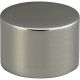 Small Flat Brass Caps - Polished Nickel