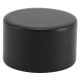 Small Flat Brass Caps - Black