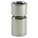 Hang Straight Swivel - Brass - 1/8F X 1/8F - Polished Nickel