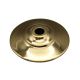 2-1/2" Brass Vase Cap - Polished And Lacquered