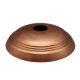 5-1/4" Canopy - 1-1/16" Screw Collar Hole - Solid Copper - Unfinished
