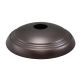 Ridged Screw Collar Steel Canopy - Bronze