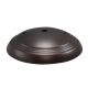 Ridged 3-Hole Collar Steel Canopy - Bronze