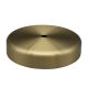 Plain Round Canopy - 3/8" Center Hole Only- Steel - Satin Brass