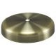 Plain Round 1-Hole Canopy - Antique Brass