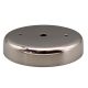 Plain Round Canopy -  Center Hole Slips 1/8 IPS- Screw Holes 2-3/4" C-To-C  - Steel - Polished Nickel