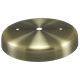 Plain Round Steel Canopy - Antique Brass
