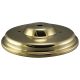 Solid Brass Medium Antique Style 3-Hole Canopy - Unfinished