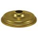 Solid Brass Medium Antique Style Screw Collar Canopy - Unfinished