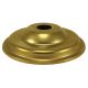 Large Solid Brass Antique Style Screw Collar Canopy - Unfinished