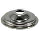 Large Solid Brass Antique Style Screw Collar Canopy - Polished Nickel
