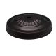 Embossed Canopy - Center Hole Slips 1/8 IPS- Screw Holes 2-3/4" C-To-C - Steel - Bronze