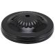 Embossed 3-Hole Canopy - Black