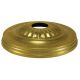 Solid Brass Embossed Screw Collar Canopy - Unfinished