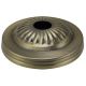 Embossed Screw Collar Canopy - Antique Brass
