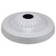 Embossed Screw Collar Canopy - White