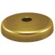 Solid Brass Plain Round Screw Collar Canopy - Unfinished