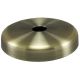 Plain Round Screw Collar Canopy - Antique Brass
