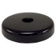 Plain Round Screw Collar Canopy - Black