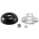 Swivel Pendant Canopy - Black
