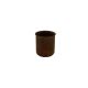 Solid Brass Flared Candle Cup - Unfinished- OD 1 1/16" - Id 1"- 1 1/4" Height.- Bottom Hole Slip 1/8IP
