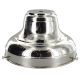 6" Lip Fitter Glass Holder - Steel - Polished Nickel Finish - 3 X 3/4" Shank Finished Set Screws - Individually Bagged