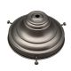6" Lip Fitter Glass Holder - Steel - Satin Nickel Finish - 3 X 3/4" Shank Finished Set Screws - Individually Bagged