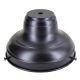 6" Lip Fitter Glass Holder - Steel - Black Finish - 3 X 3/4" Shank Finished Set Screws - Individually Bagged
