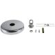 Modern Canopy Screw Collar Kit - Nickel