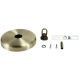 Modern Canopy Screw Collar Kit - Antique Brass
