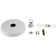 Modern Canopy Screw Collar Kit - White
