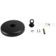 Modern Canopy Screw Collar Kit - Black