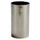 Steel Candelabra Base Straight Edge Candle Cup - Polished Nickel