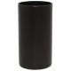 Steel Candelabra Base Straight Edge Candle Cup - Black