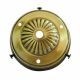 2-1/4" Steel Lip Glass Holder - Antique Brass Plated
