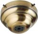 6" Steel Lip Glass Holder - Antique Brass Plated