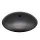 Neckless Ball Holder Cover - For 4" Opening Balls - 8" And 10" Balls - 0.7T Steel - Matte Black