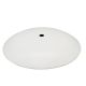 Neckless Ball Holder Cover - For 5-1/4" Opening Balls - 12" And 14" Balls - 0.7T Steel - Matte White