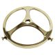 Cast Brass Glass Holders, for 4" Glass Lip